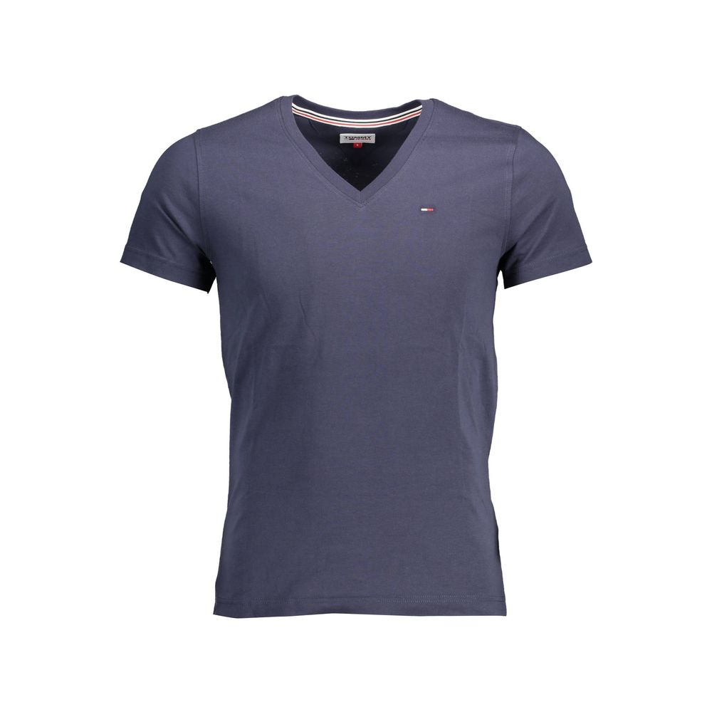 Tommy Hilfiger Blue Cotton Men's T-Shirt