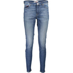 Tommy Hilfiger Blue Cotton Jeans & Women's Pant