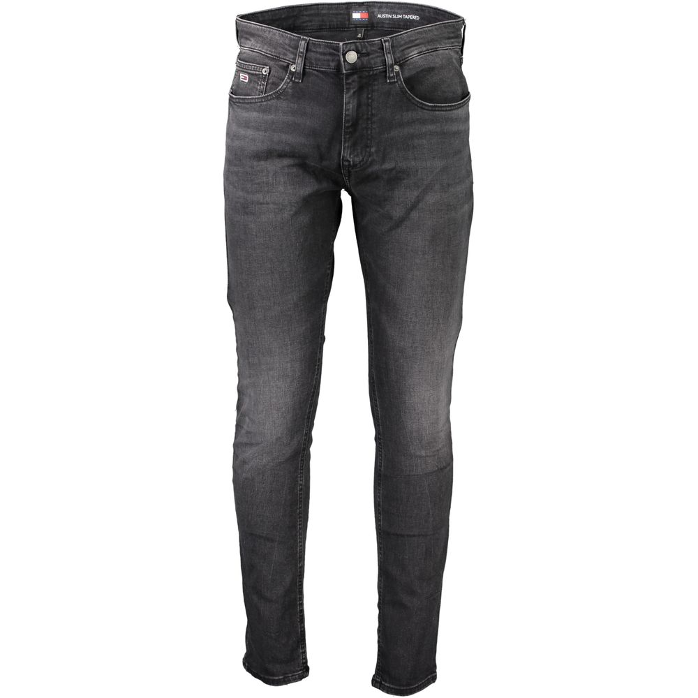 Tommy Hilfiger Black Cotton Jeans & Men's Pant