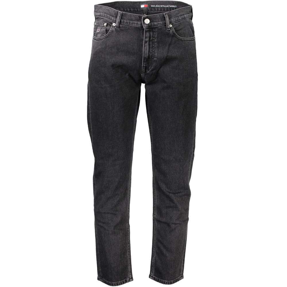 Tommy Hilfiger Black Cotton Jeans & Men's Pant