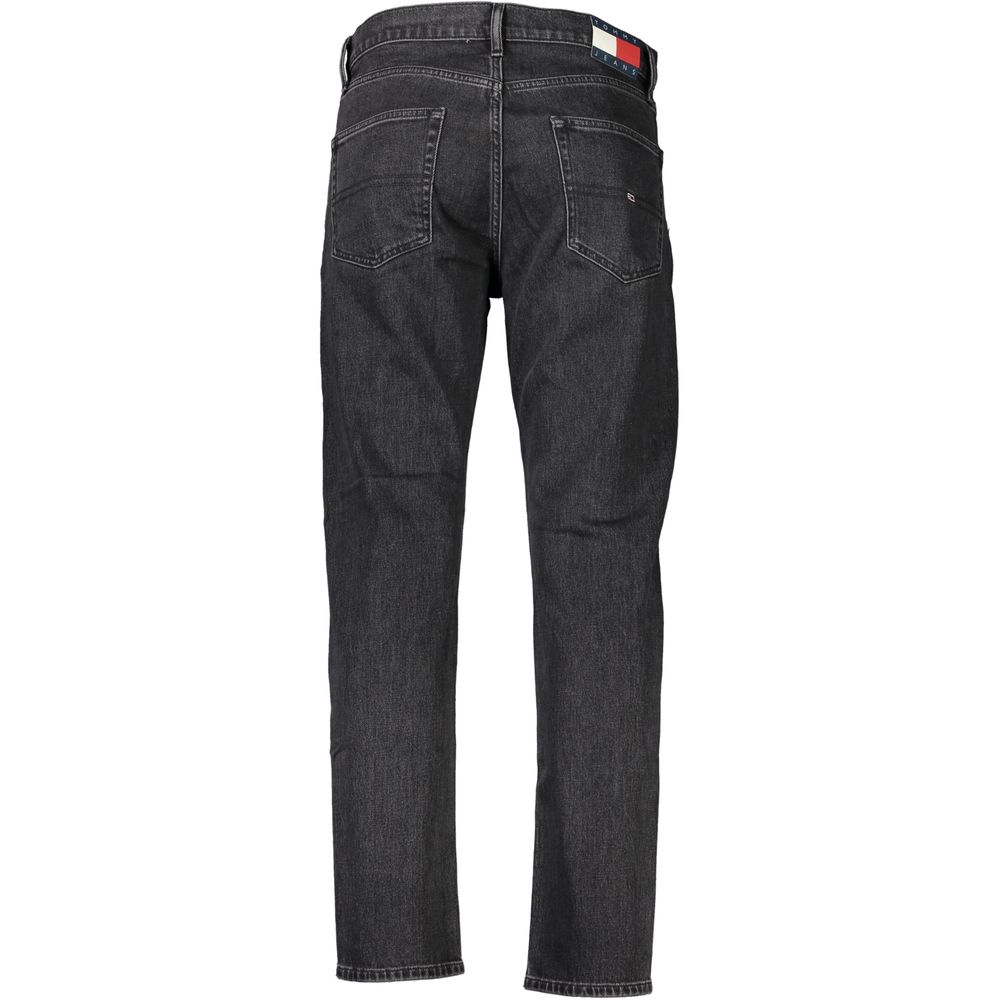 Tommy Hilfiger Black Cotton Jeans & Men's Pant