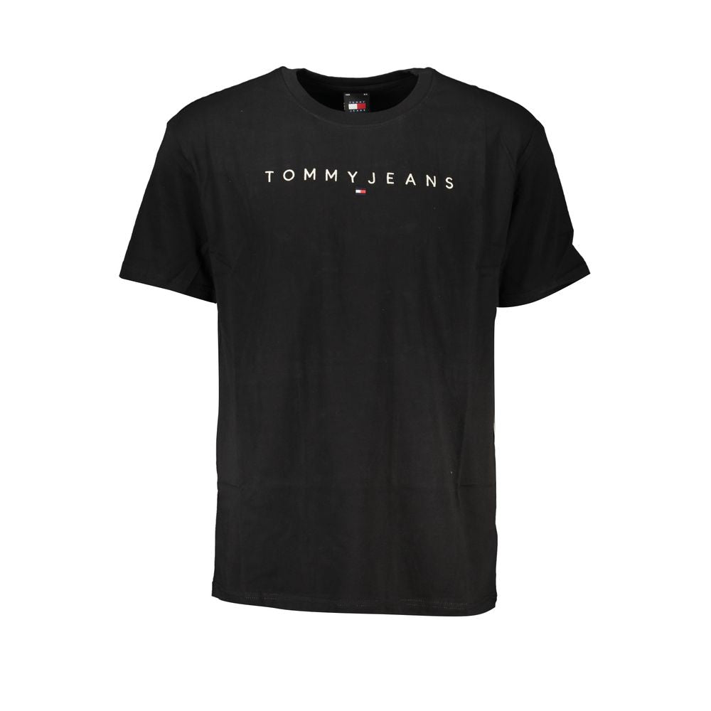 Tommy Hilfiger Black Cotton Men's T-Shirt