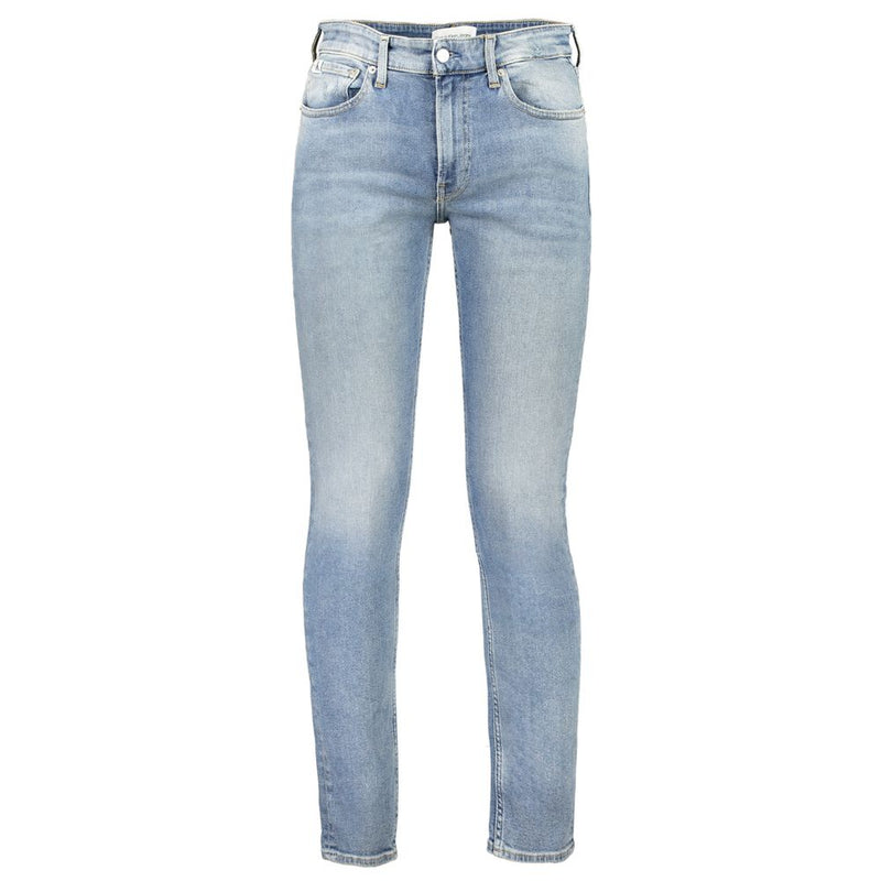 Calvin Klein Blue Cotton Jeans & Men's Pant