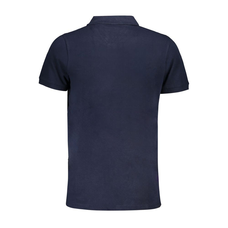 Tommy Hilfiger Blue Cotton Polo Men's Shirt