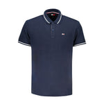 Tommy Hilfiger Blue Cotton Polo Men's Shirt