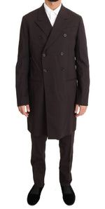 Dolce & Gabbana Elegant Bordeaux Double Breasted Men's Suit