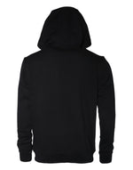 Versace Black Medusa Print Cotton HoodiePullover Sweatshirt Men's Sweater