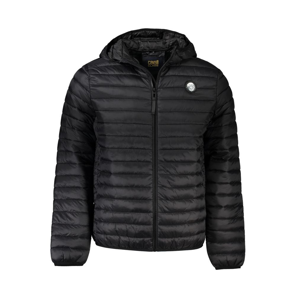 Cavalli Class Black Polyamide Men Men's Jacket