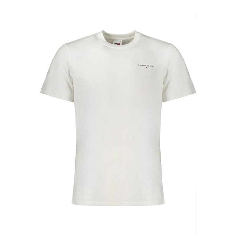 Tommy Hilfiger White Cotton Men Men's T-Shirt