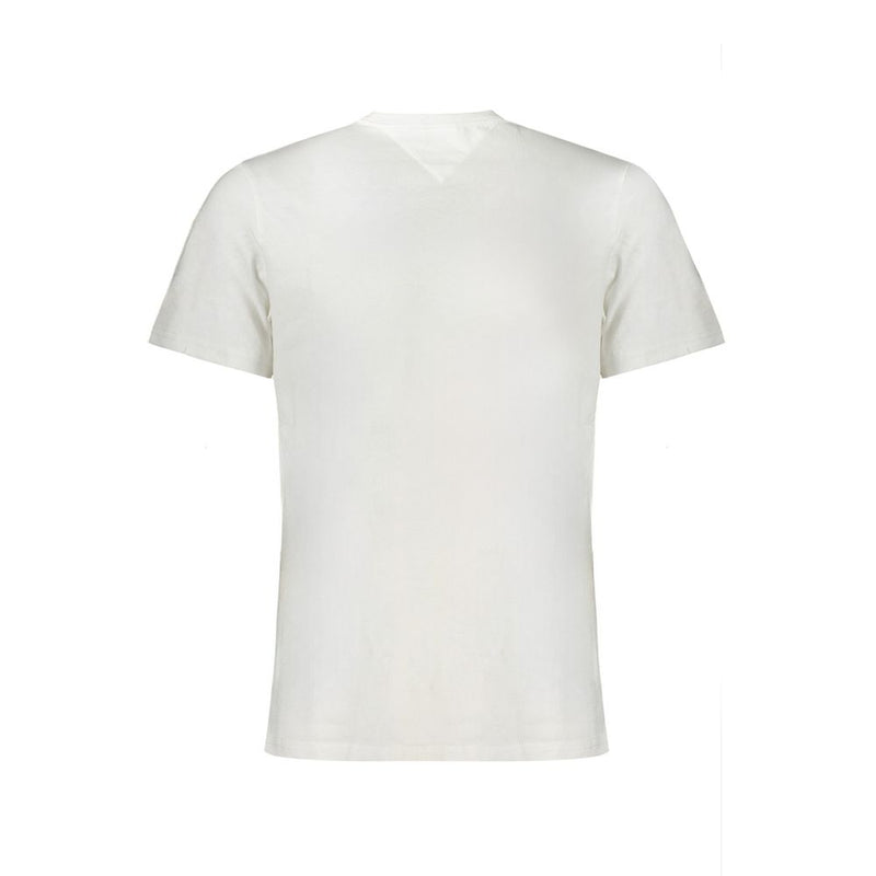 Tommy Hilfiger White Cotton Men Men's T-Shirt