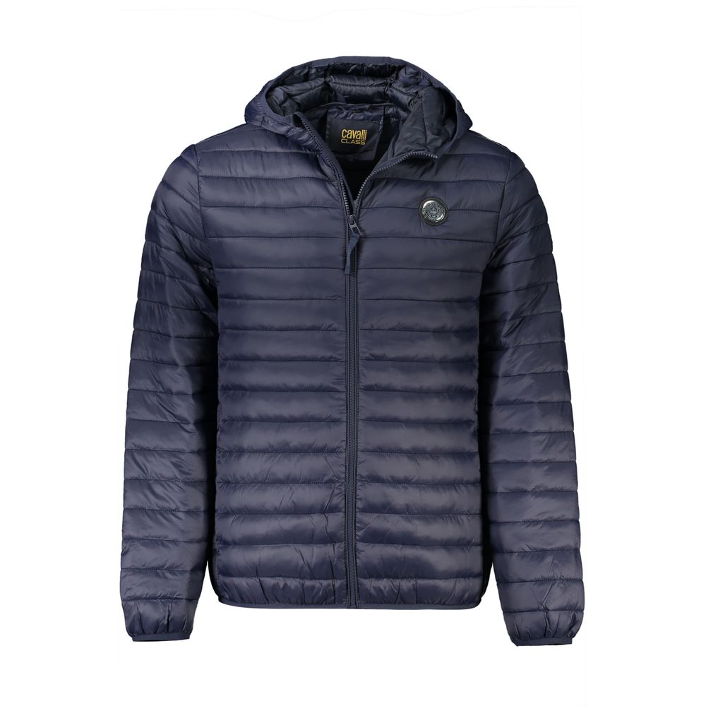 Cavalli Class Blue Polyamide Men Men's Jacket