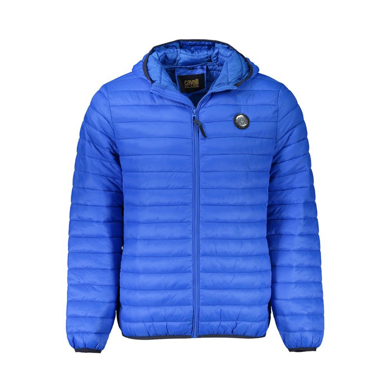 Cavalli Class Blue Polyamide Men Men's Jacket