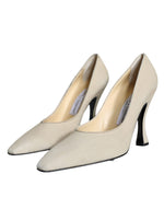 Dolce & Gabbana Beige Suede Leather High Heels Pumps Women's Shoes (Pre-Owned)