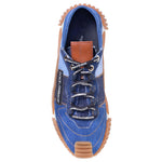 Dolce & Gabbana Blue Cotton Men's Sneaker