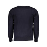 U.S. Grand Polo Blue Nylon Men's Sweater