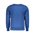 U.S. Grand Polo Blue Nylon Men's Sweater