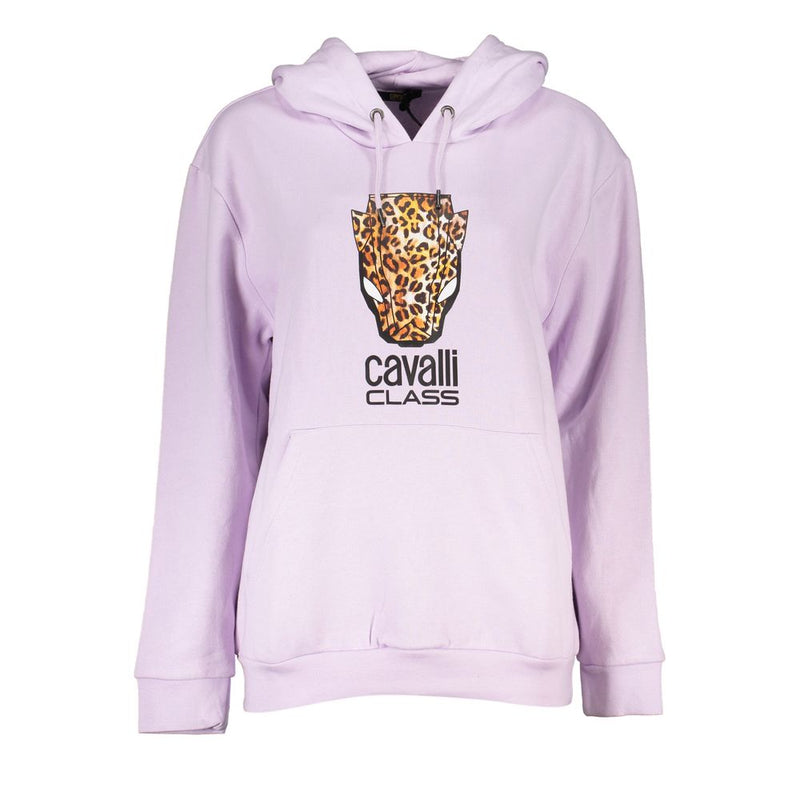 Cavalli Class Purple Cotton Women's Sweater