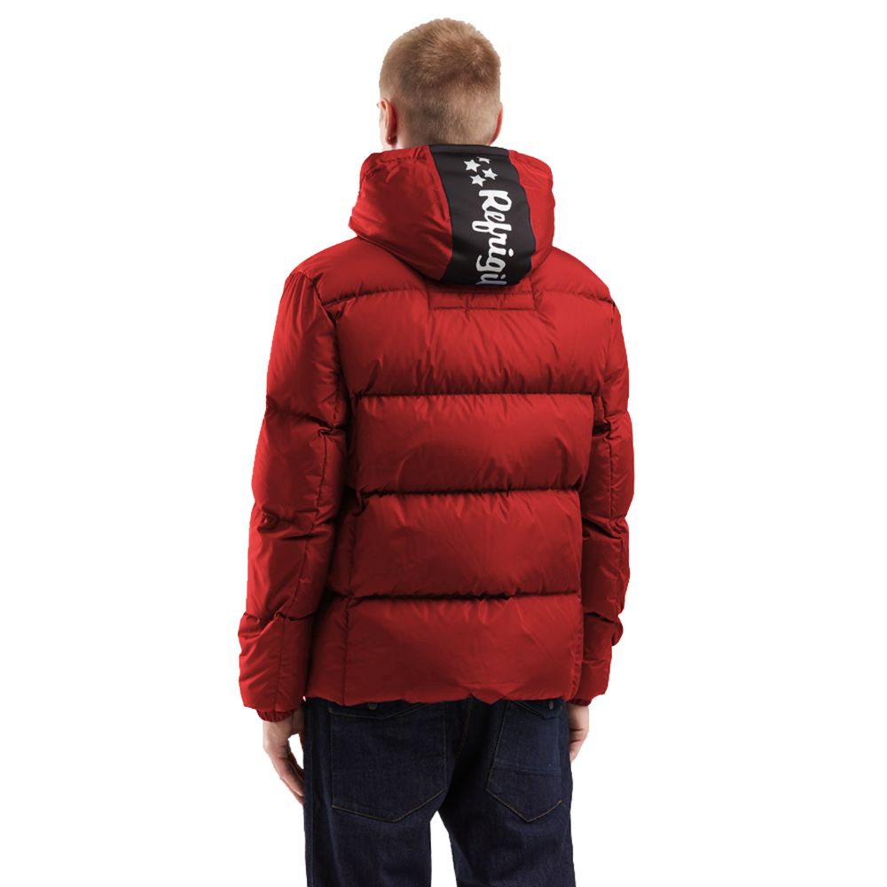 Refrigiwear Red Nylon Men Men's Jacket