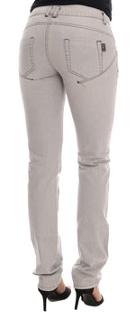 Costume National Sophisticated Gray Super Slim Women's Jeans