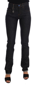 Costume National Sleek Dark Blue Super Slim Women's Jeans