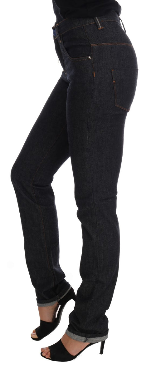 Costume National Sleek Dark Blue Super Slim Women's Jeans