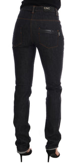 Costume National Sleek Dark Blue Super Slim Women's Jeans