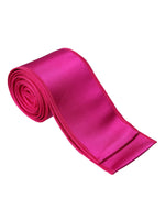 Dolce & Gabbana Fuchsia Pink Silk Waist Women Women's Belt