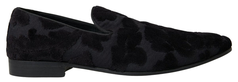 Dolce & Gabbana Exquisite Black Vintage Loafers for Men's Men