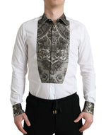 Dolce & Gabbana Elegant Slim Fit French Cuff Dress Men's Shirt