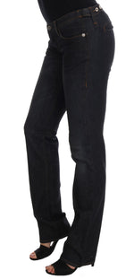 Costume National Svelte Dark Blue Slim Fit Women's Jeans