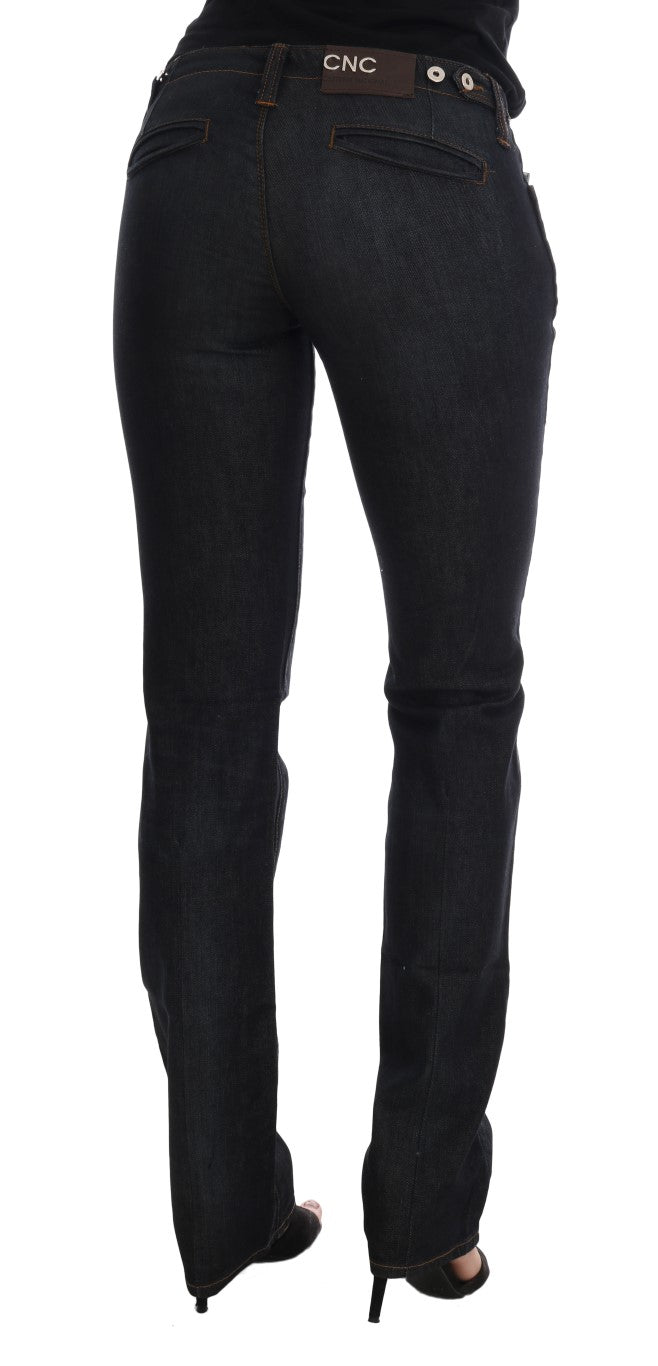 Costume National Svelte Dark Blue Slim Fit Women's Jeans