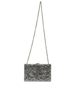 Dolce & Gabbana Silver Sequined Clutch Evening Crossbody Women's Bag (Pre-Owned)