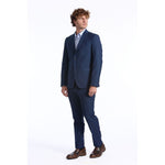 Baldinini Trend Blue Wool Men's Suit