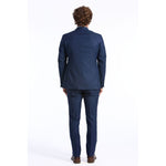 Baldinini Trend Blue Wool Men's Suit