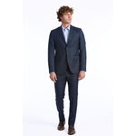 Baldinini Trend Blue Wool Men's Suit