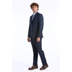 Baldinini Trend Blue Wool Men's Suit