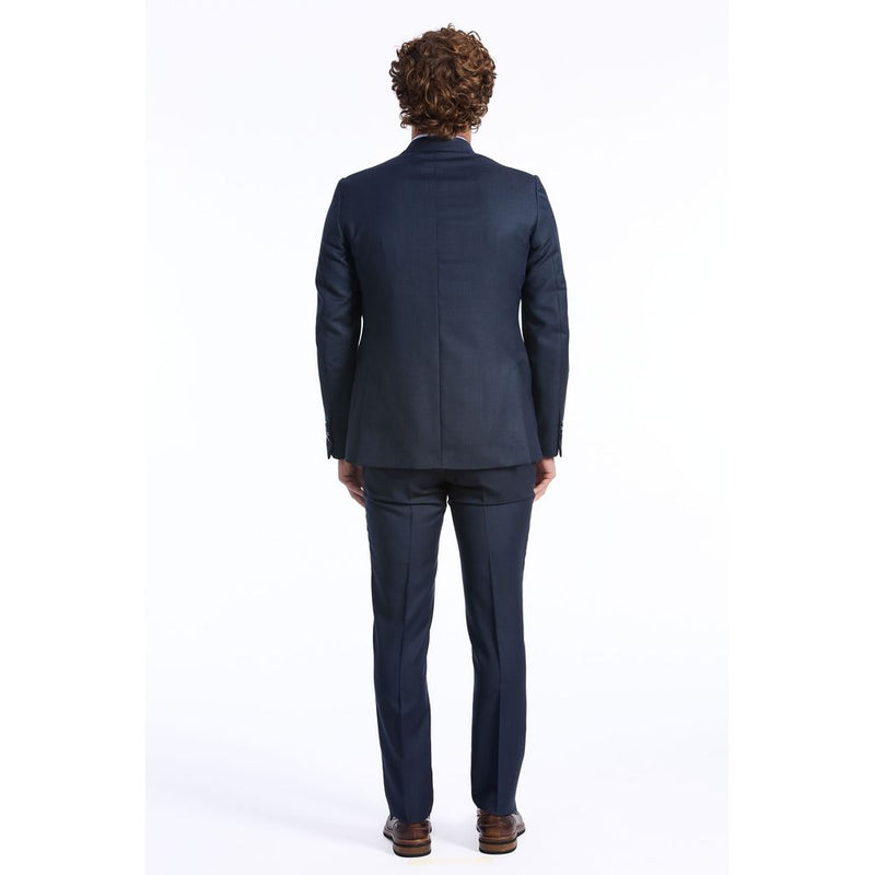 Baldinini Trend Blue Wool Men's Suit