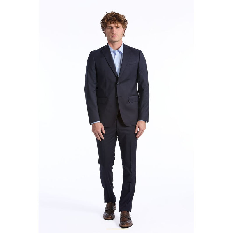 Baldinini Trend Blue Wool Men's Suit