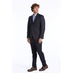 Baldinini Trend Blue Wool Men's Suit