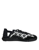 Dolce & Gabbana Black Logo Lace Up Low Top NS1 Sneakers Men's Shoes (Pre-Owned)