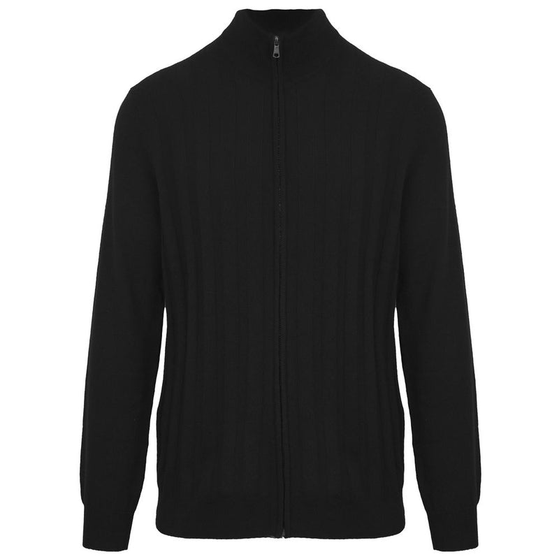 Malo Black Wool Men's Sweater