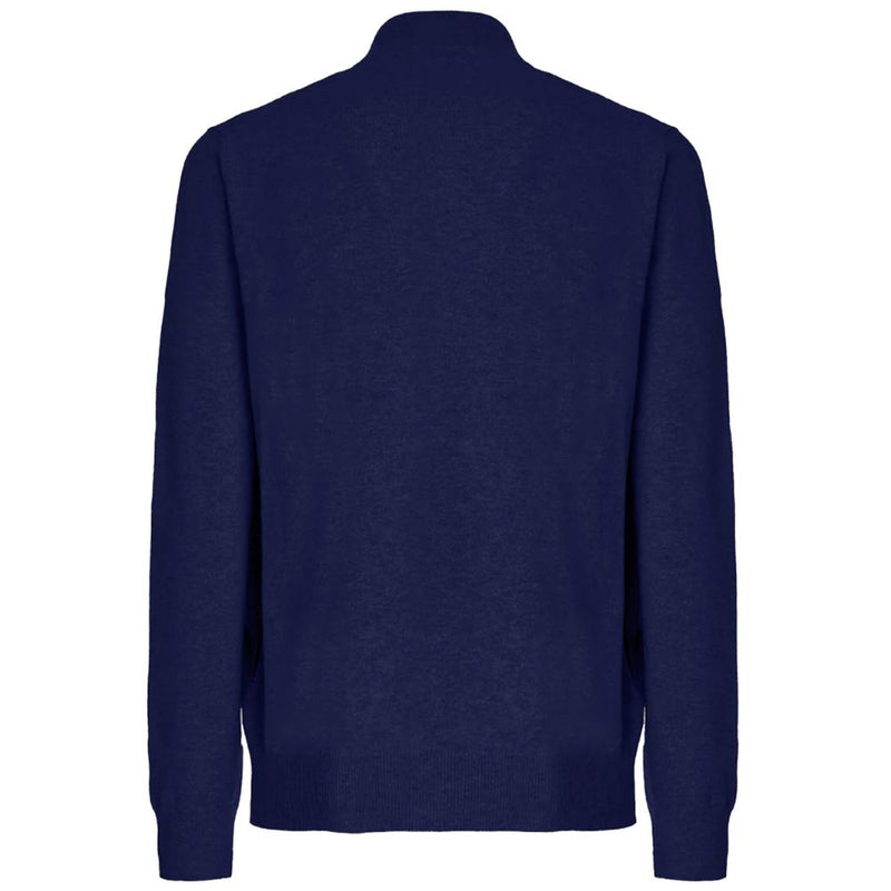 Malo Blue Wool Men's Sweater