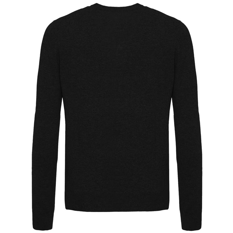 Malo Black Wool Men's Sweater