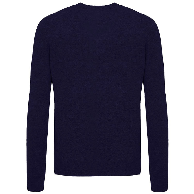 Malo Blue Wool Men's Sweater