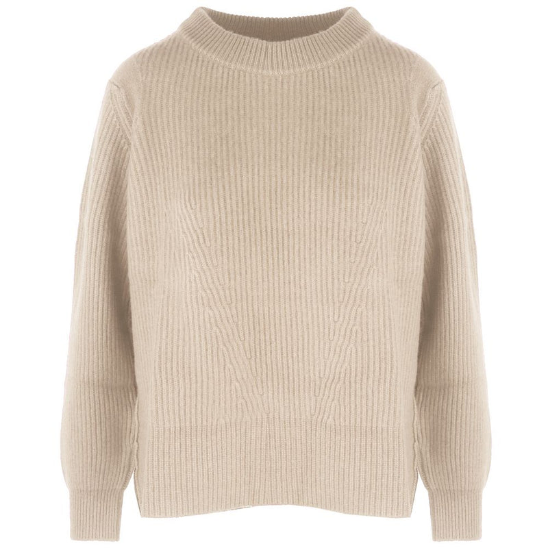 Malo Beige Cashmere Women Women's Sweater