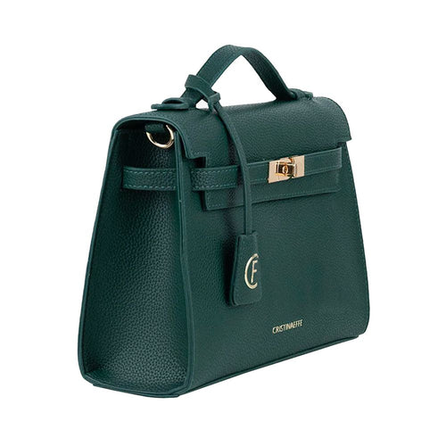 CRISTINAEFFE Green Artificial Leather Women Crossbody Women's Bag