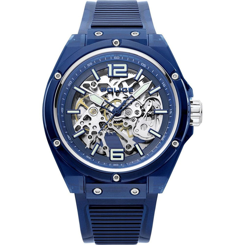 Police Blue Resin Men's Watch