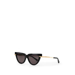 Bottega Veneta Black Acetate Women's Sunglasses