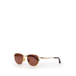 Bottega Veneta Gold Metal Women's Sunglasses