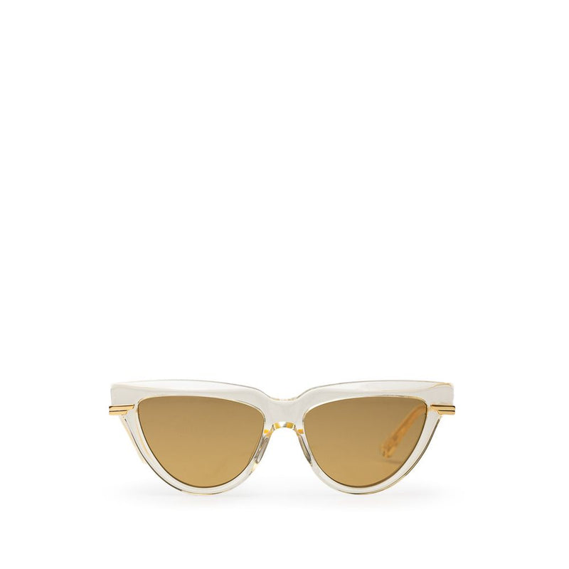 Bottega Veneta Beige Acetate Women's Sunglasses